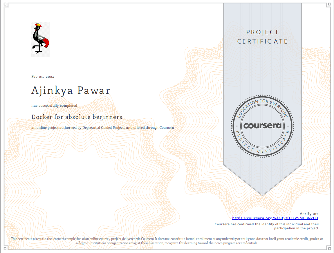 Docker Certificate